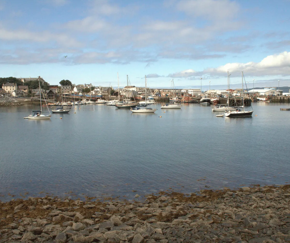 The harbour at Mallaig at the end of the Road to the Isles, a stop on Glenfinnan Viaduct tours from Inverness, Scottish Highlands